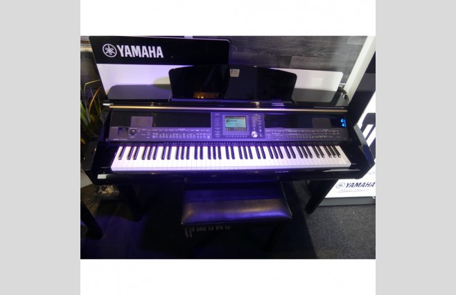 Used Yamaha CVP405 Polished Ebony Digital Piano Complete Package (SN:GBRCPH01005) - Image 1